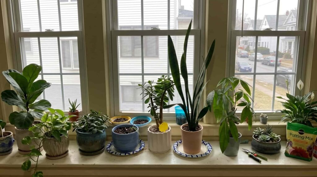 snake plant watering schedule